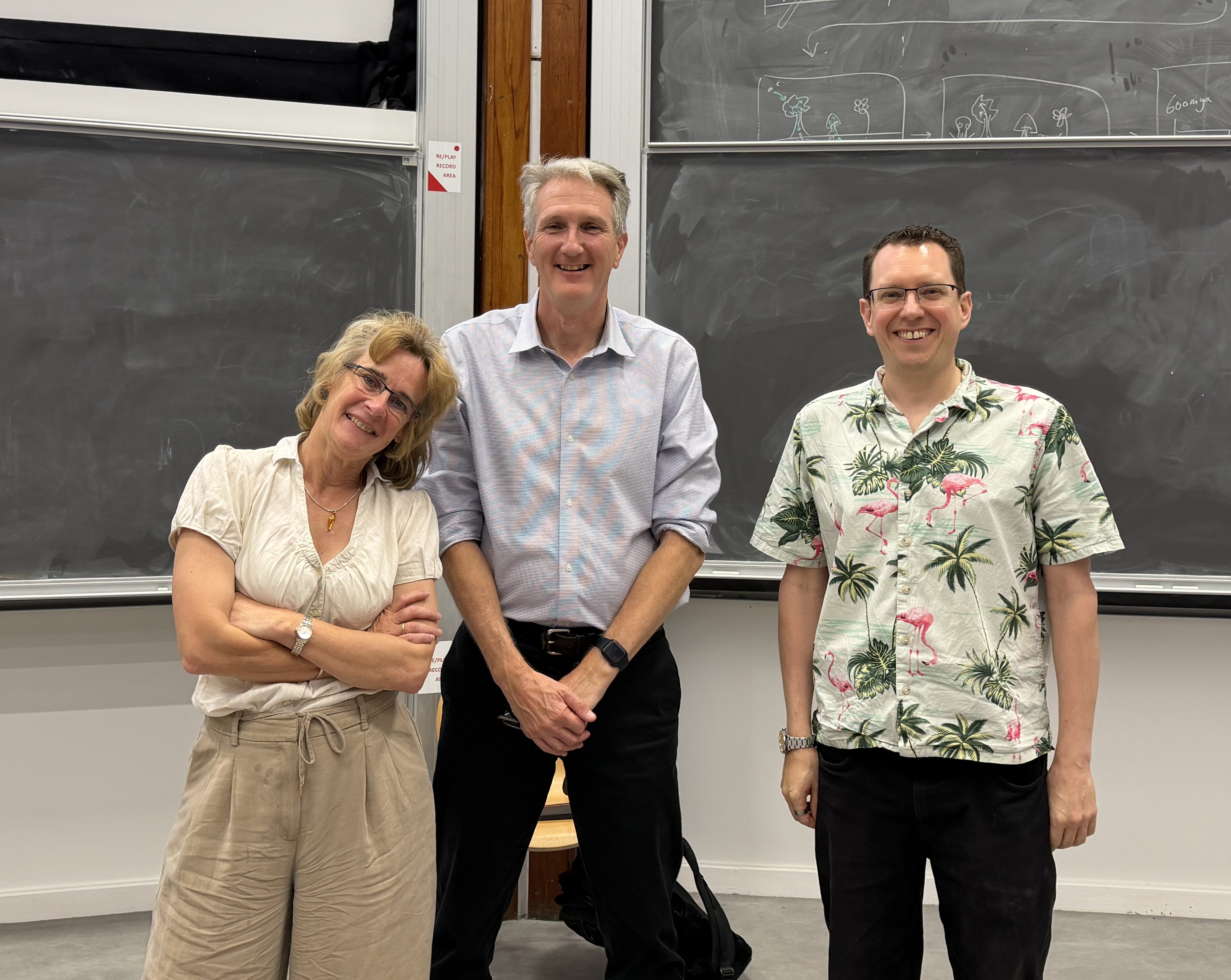 Left to Right: Christiane Timmel, Steve Bradforth, Alex Clark